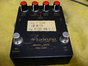 【工場店】Fodera MODEL 2000 PRE-AMP 箱・ユーザーガイド付き ギター